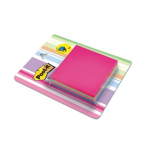 3M Post-it Cubes, 4 Pads, 3 x 3 Inch, 50 Sheets